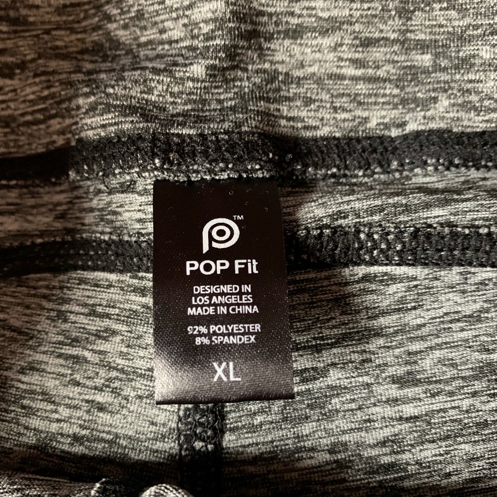 Pop fit size XL work out pants with pocket
